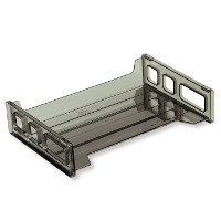 Tray Letter Size - Smoke