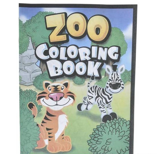 Coloring Book Zoo Animals [pk-12]