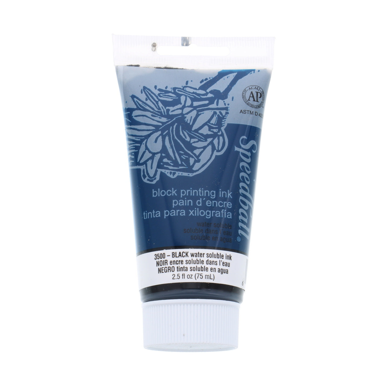 Block Printing Ink 2.5oz Black