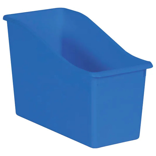 Plastic Book Bin Blue