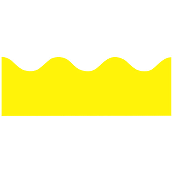 Yellow Scalloped Border Trim