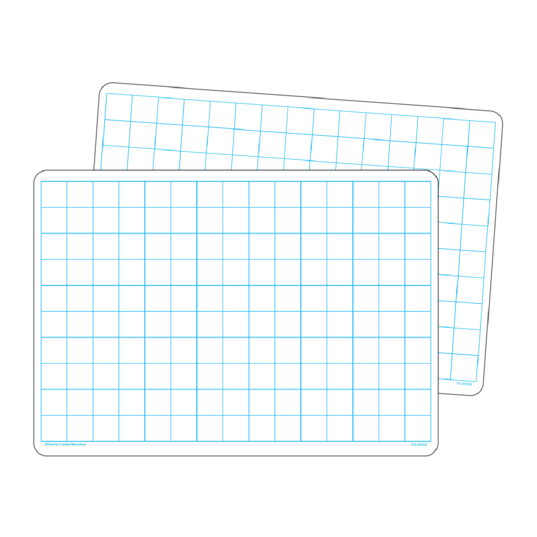 Double-Sided Math Grid Dry Erase Boards [pk-10]