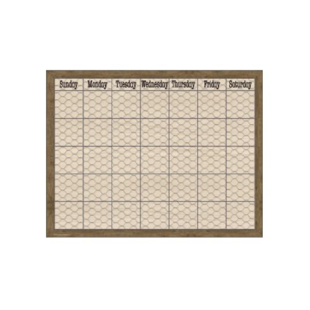 Poster Wire Calendar