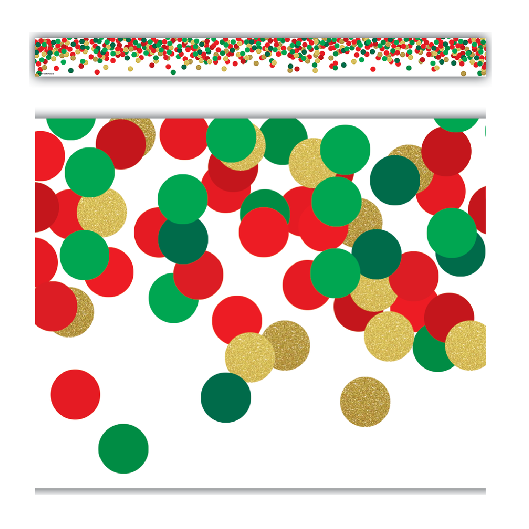 Confetti Christmas Straight Border