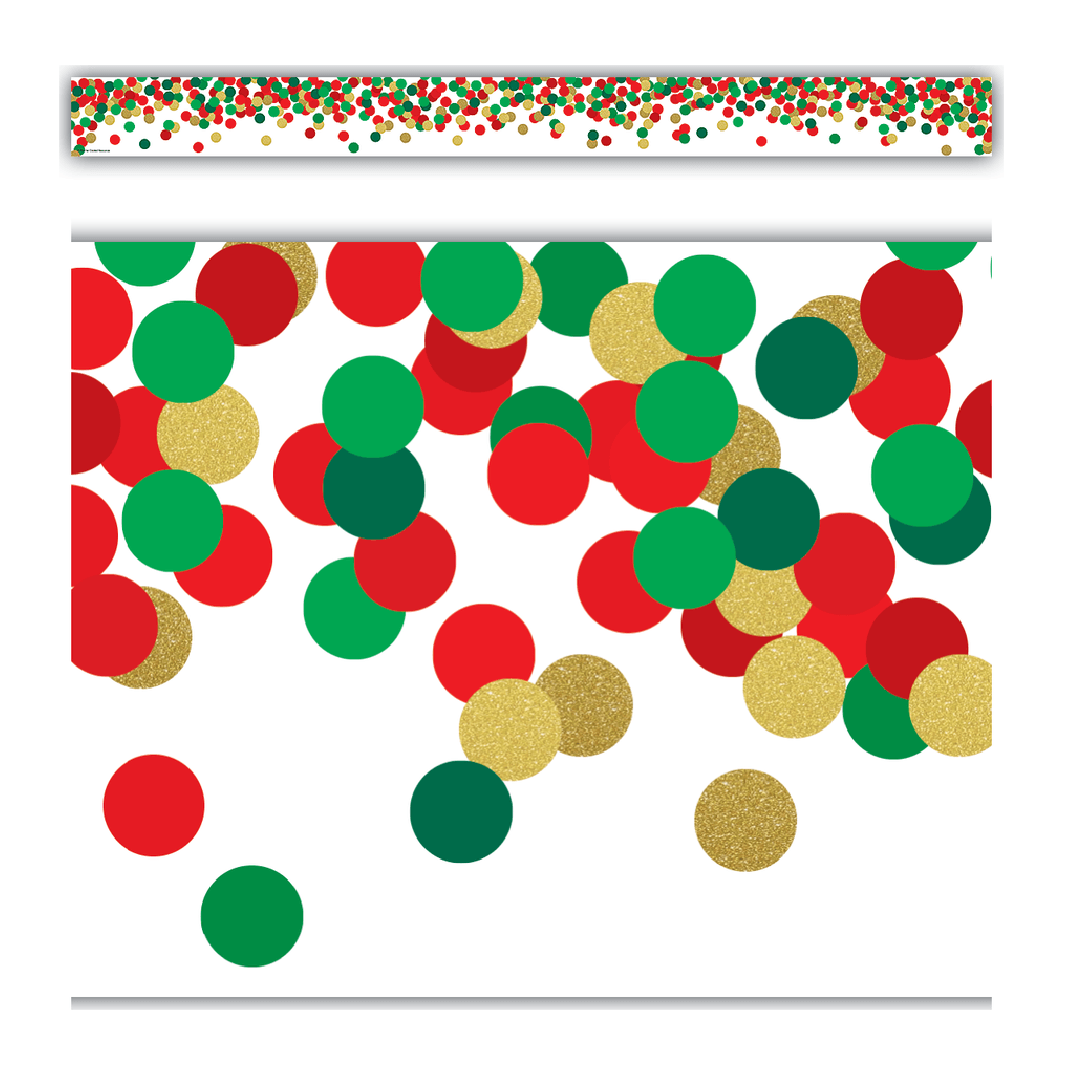 Confetti Christmas Straight Border