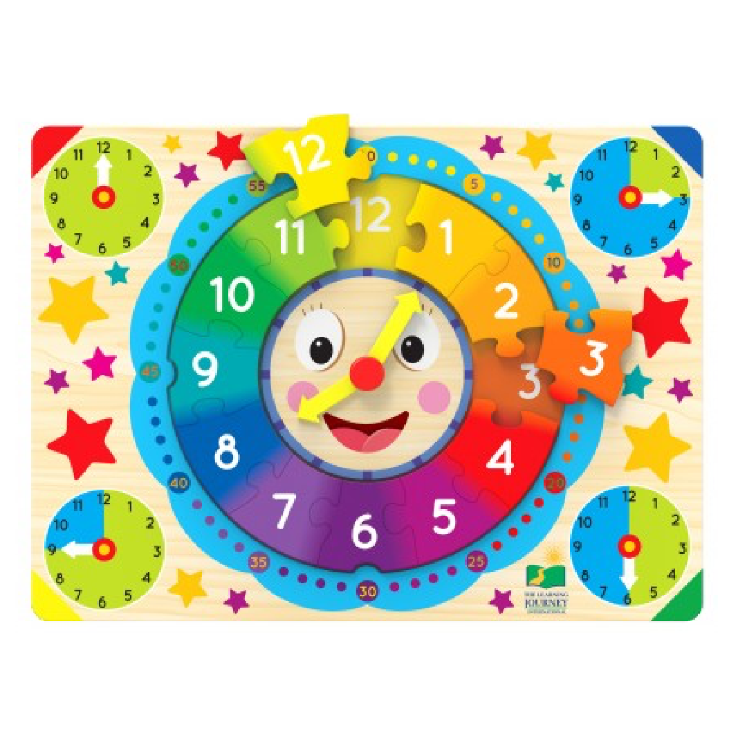 Puzzle Wood Clock