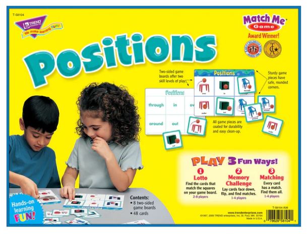 Positions Match Me Games
