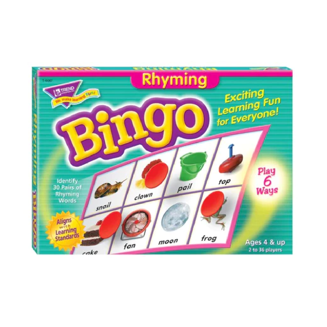 Rhyming Bingo Game