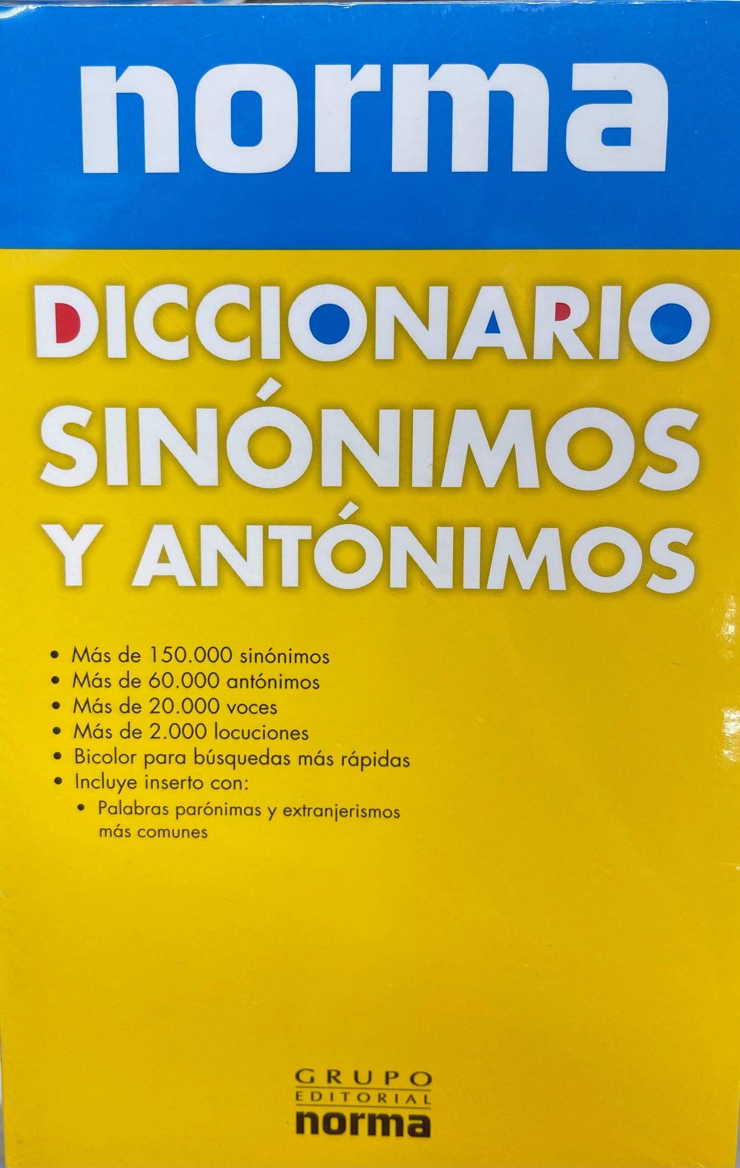 Diccionario Sinónimos y Antónimos