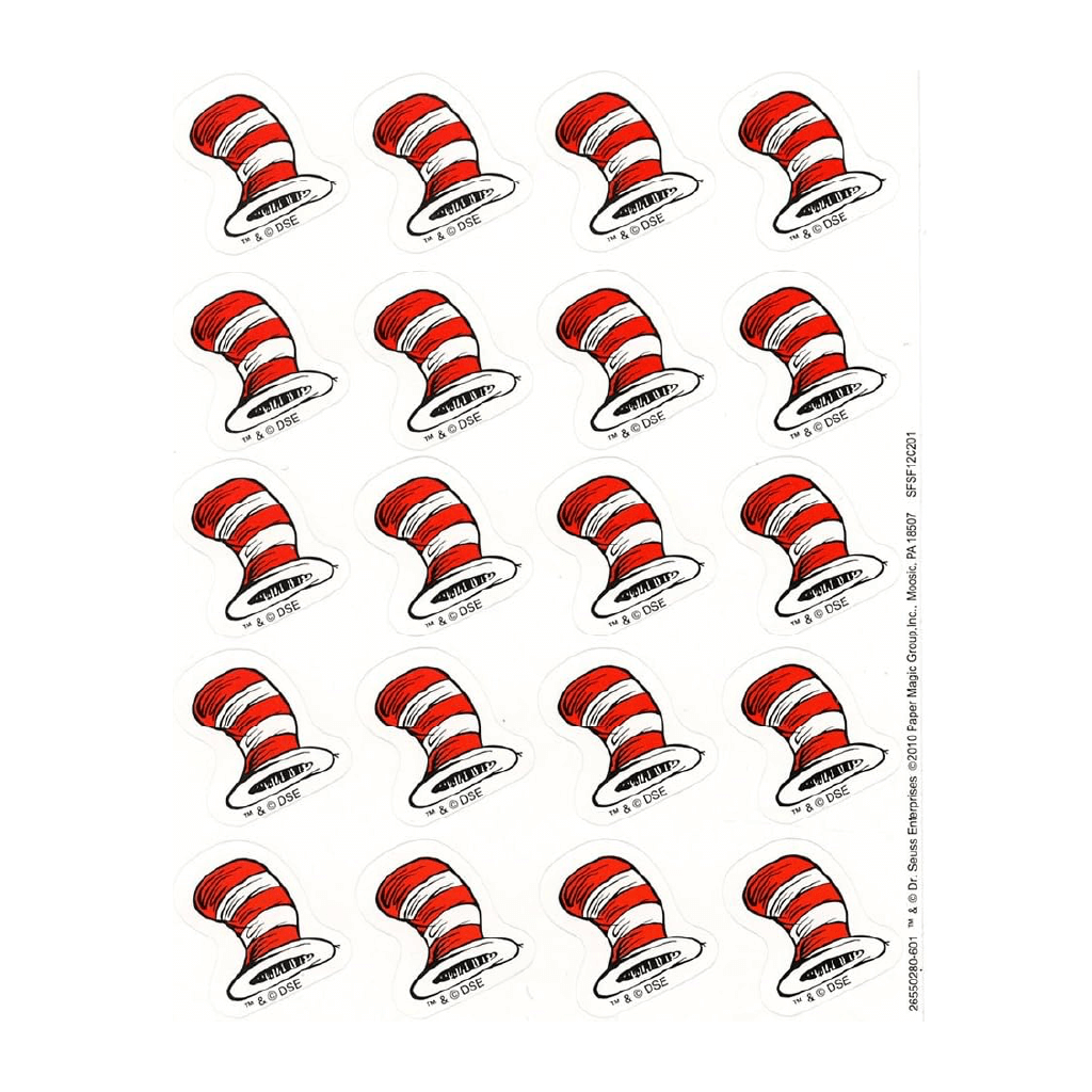 Stickers Cat's Hat Dr. Seuss