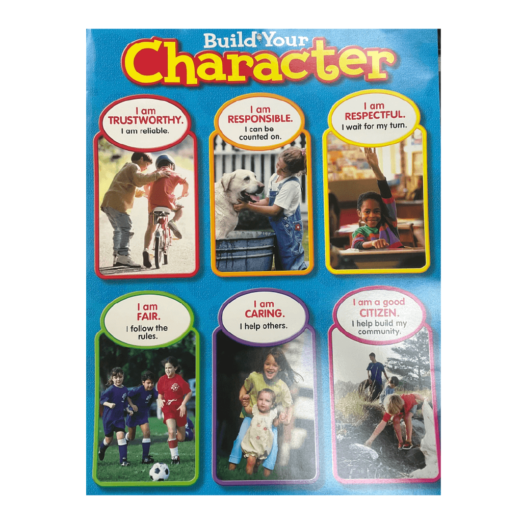 Poster Build Your Character – Humacao School Supply