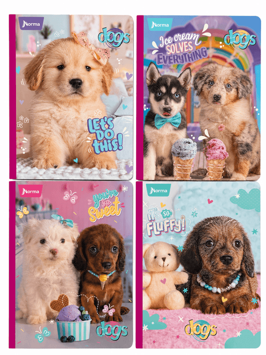 Notebook Dogs Lrg [200 pgs]