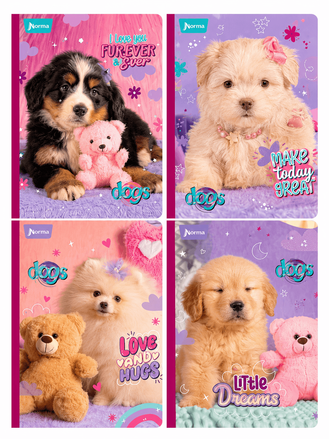 Notebook Dogs Lrg [200 pgs]