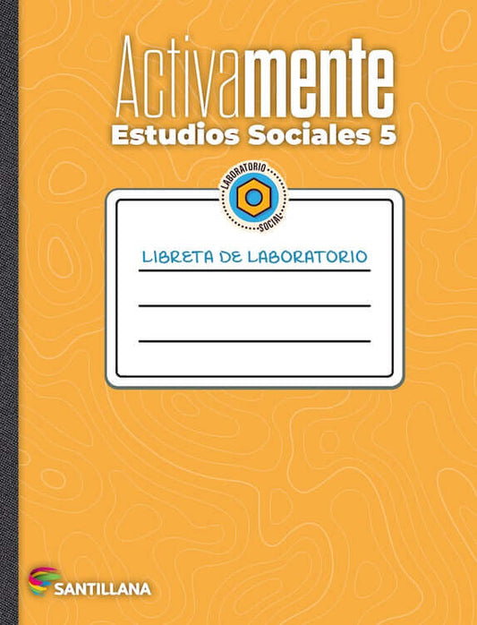 cuaderno estudios sociales activamente 5 Santillana libreta laboratorio