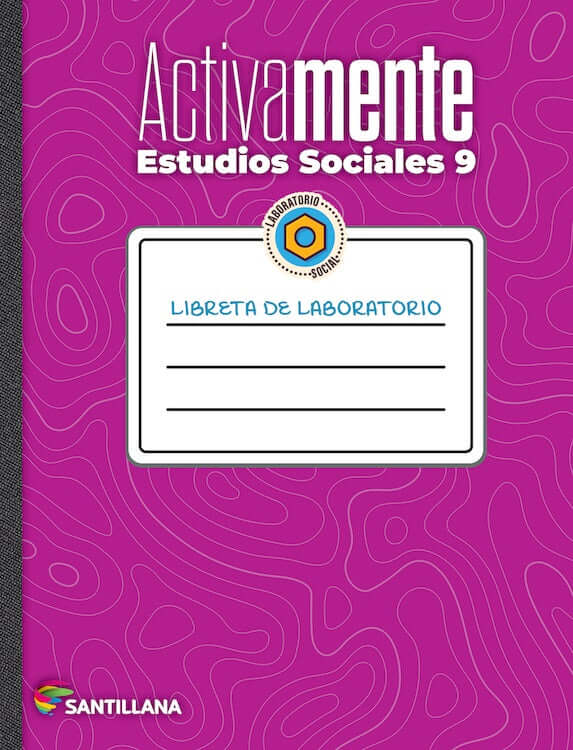 Cuaderno estudios sociales 9 activamente santillana libreta de laboratorio