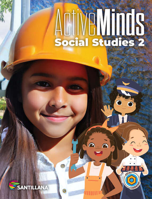 Book social studies 2 activeminds Santillana libro de texto en ingles
