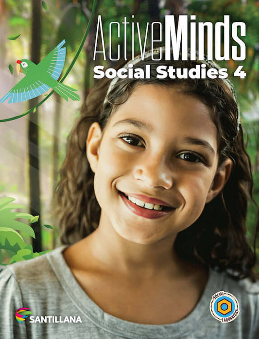 Book social studies 4 activeminds Santillana libro de texto en ingles