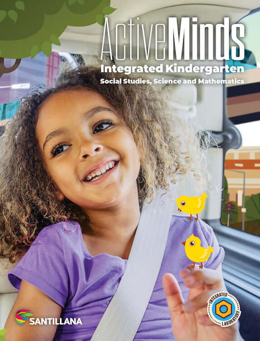 Book social studies, science and mathematcs activeminds kindergarten santillana k