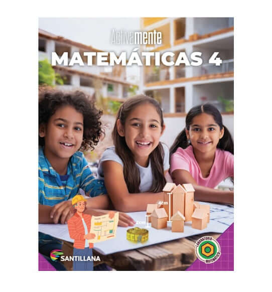 libro de texto matematicas 4 activamente santillana cuarto