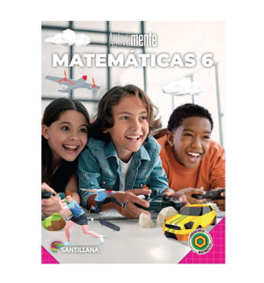 libro de texto matematicas 6 activamente santillana sexto