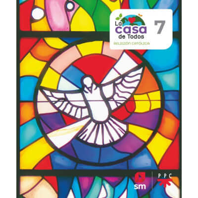 Libro de religion catolica la casa de todos septimo 7 Ediciones SM