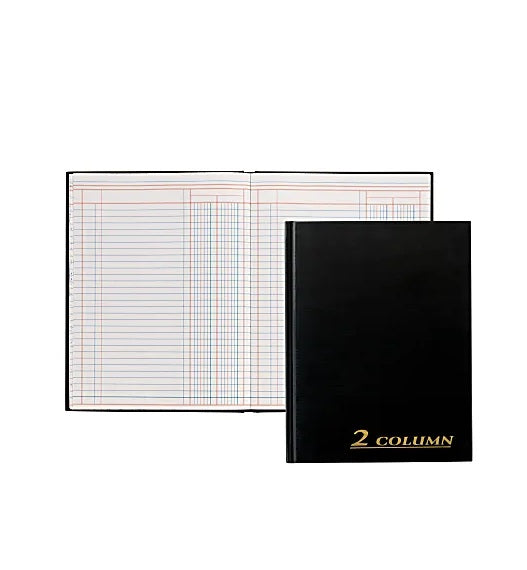 2-Column Account Book, 9 1/4" x 7" [160 Pags]