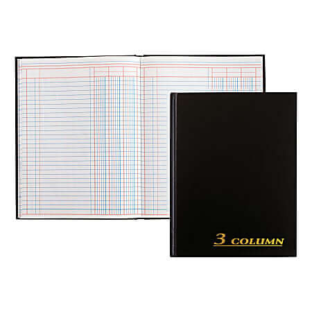 3-Column Account Book, 9 1/4" x 7" [160 Pags]