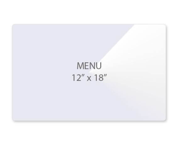 Laminating Menu 5mil 12x18" [pk-50]