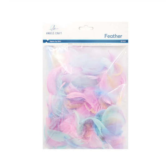 Feathers Pastel Colors [pk-100]