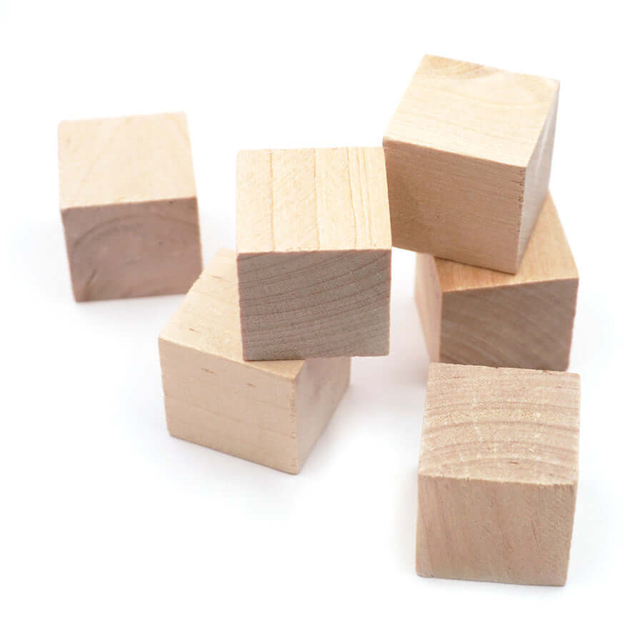 Wooden Cubes [pk-6]