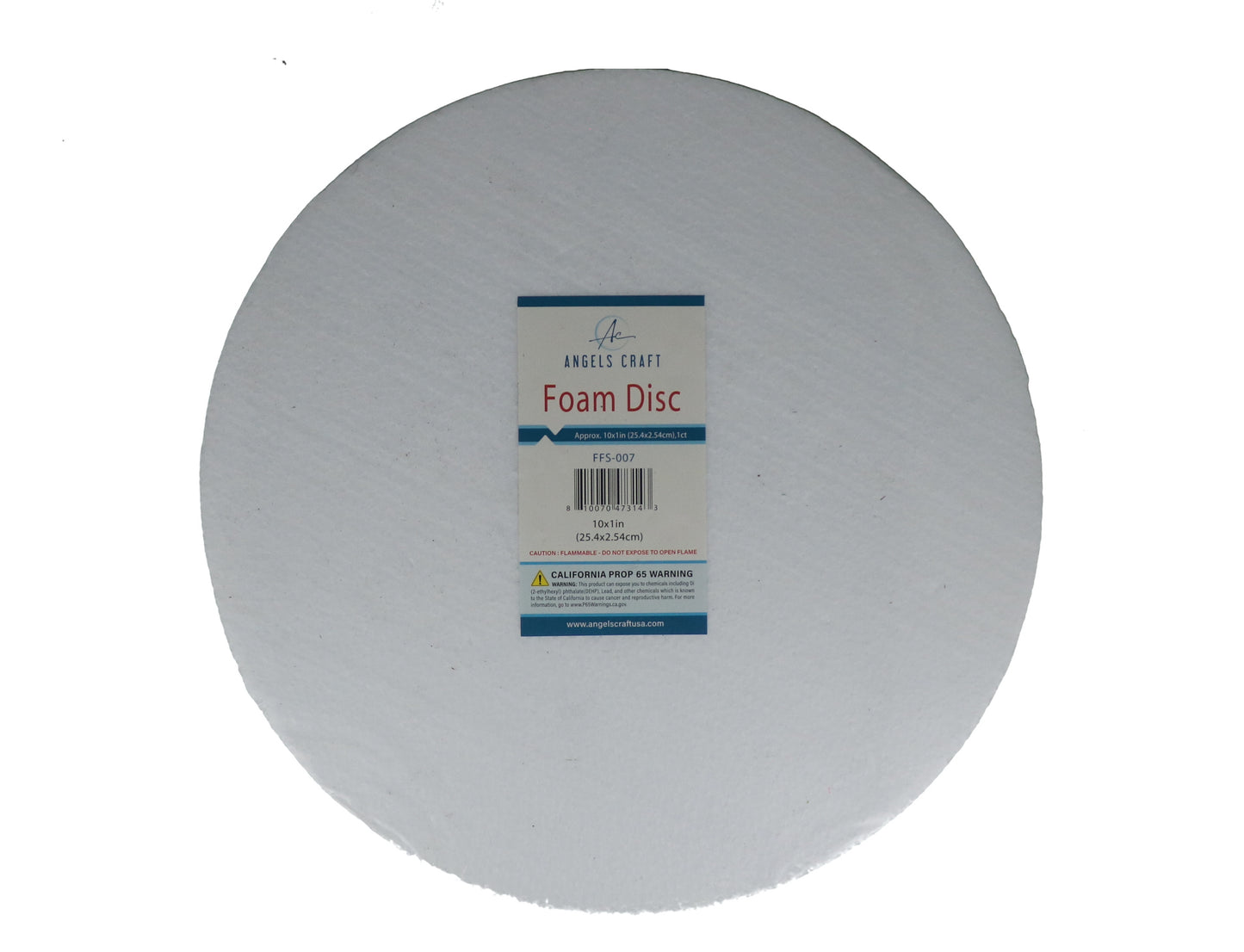 Foam Disc 1" x 8"
