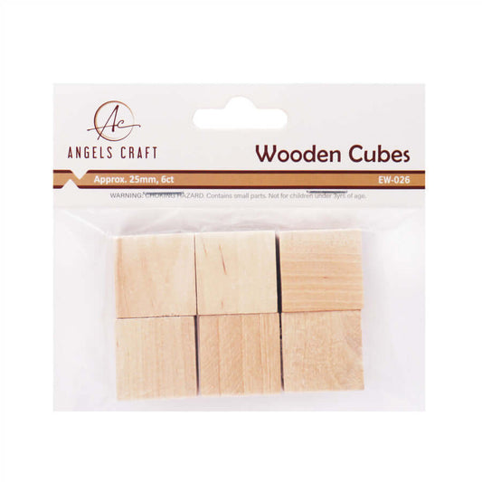 Wooden Cubes [pk-6]