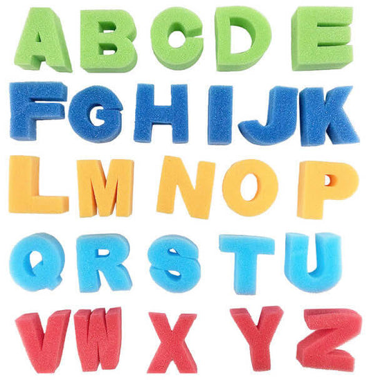 Alphabet Letter Sponges [pk-26]
