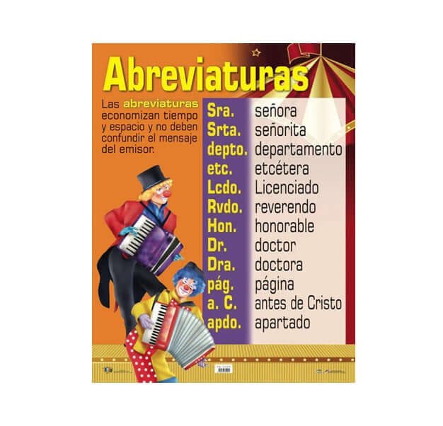 Poster Abreviaturas