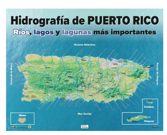 Poster Hidrografía de Puerto Rico