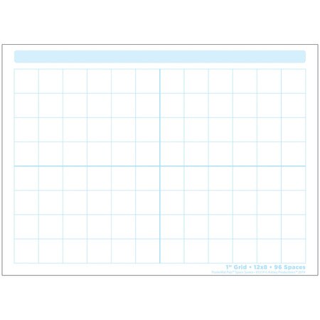 Poly Chart 1" Grid - 9.5" x 13"