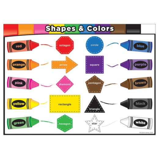 PosterMat Shapes & Colors- 9.5" x 13"