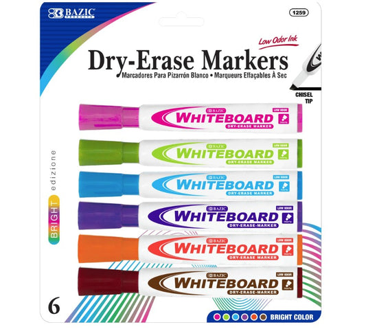 Dry Erase Markers [pk-6]