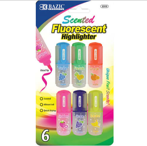 Highlighter Scented Mini [pk-6]