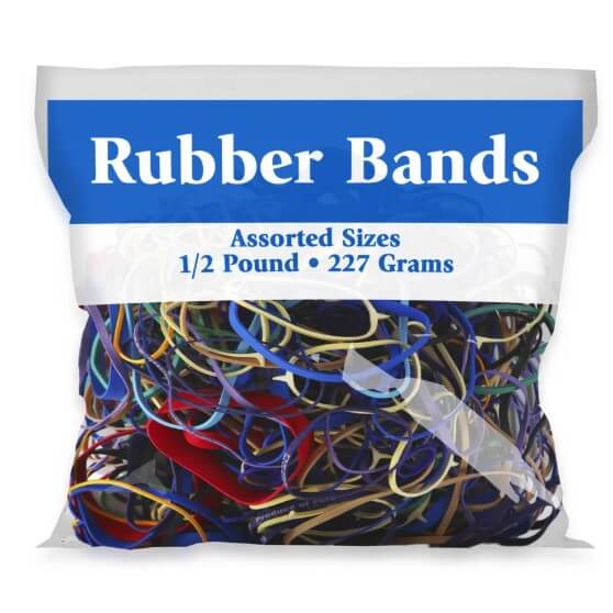 Rubber Bands Asst Sz .5LB