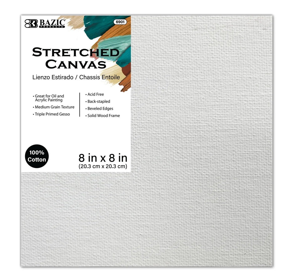 Canvas Stretch 8" x 8"