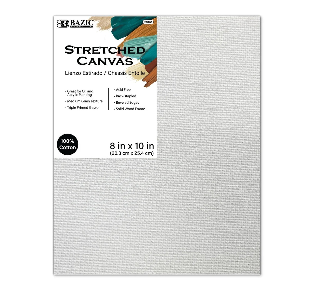 Canvas Stretch 8" x 10"