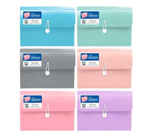 Expanding 7-pckt LTR Pastel [EACH]