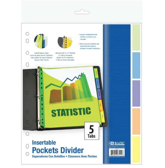 Pocket Dividers 5-Tab