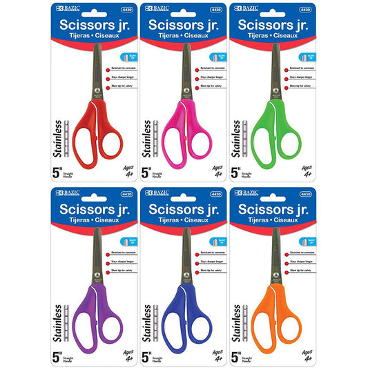 Scissors 5" Junior, Blunt Tip [EACH]