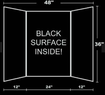 Presentation Board 36" x 48" Black [EACH]