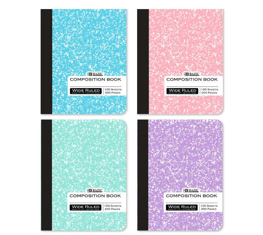Notebook Marble Pastel [EACH]