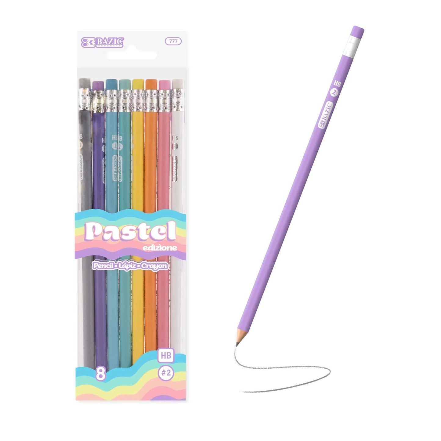 Pencil #2 Pastel [pk-8]