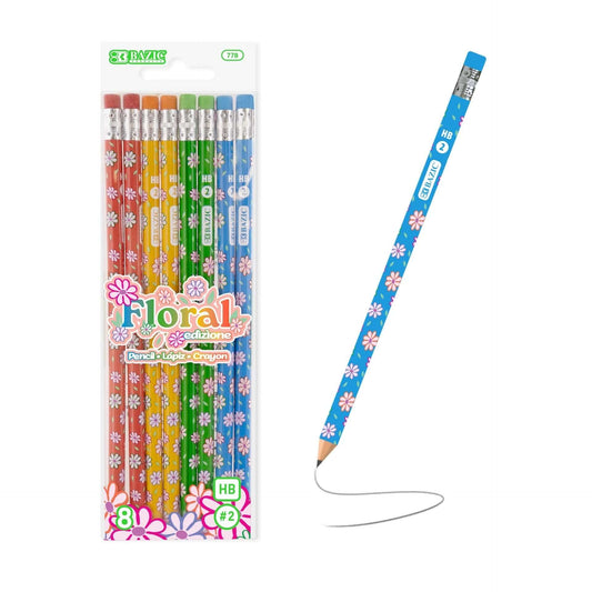 Pencil Floral [pk-8]