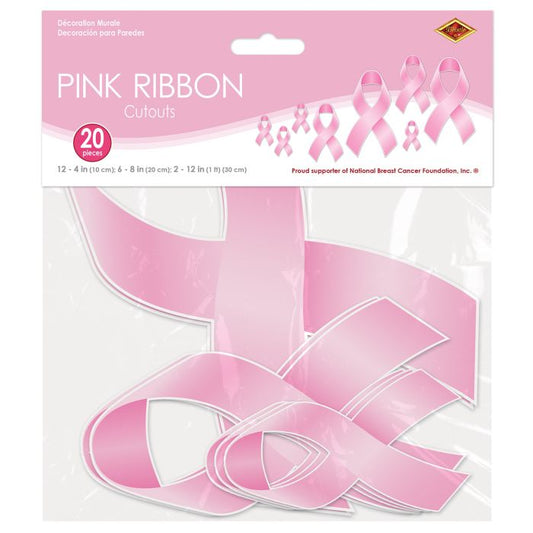 Pink Ribbon Cutouts